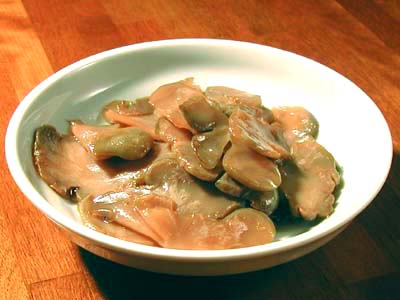 ザーサイの炒め物