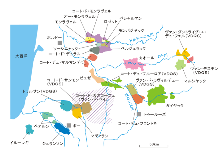 南西地方 シュッドウエストのワイン おいしい 食卓